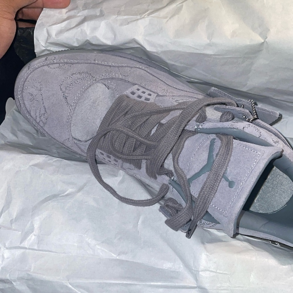 KAWS RETRO AIR JORDAN 4s (cool grey)